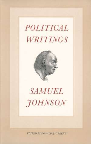 POLITICAL WRITINGS (SAMUEL JOHNSON) de SAMUEL JOHNSON