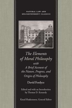 ELEMENTS OF MORAL PHILOSOPHY, THE de DAVID FORDYCE