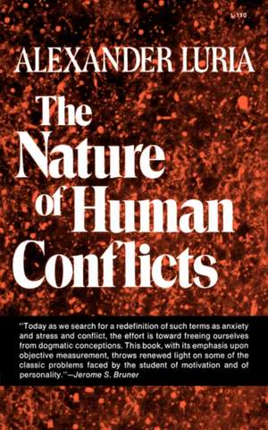 The Nature of Human Conflicts de Ar Luria