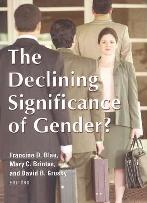 The Declining Significance of Gender? de Francine D. Blau