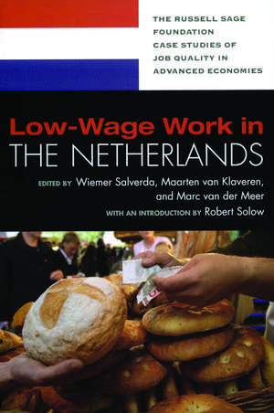 Low-Wage Work in the Netherlands de Weimer Salverda