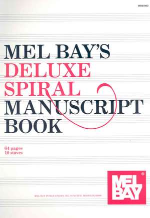 Deluxe Spiral Manuscript Book de Mel Bay Publications Inc