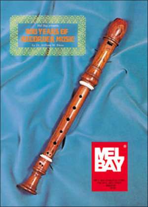 400 Years of Recorder Music de William M. Weiss