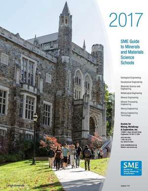 Sme 2017 Guide to Minerals and Materials Science Schools de Sme