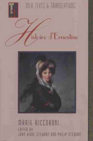 Histoire d'Ernestine de Marie Riccoboni