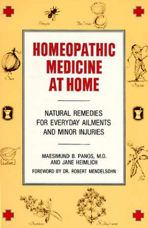 Homeopathic Medicine at Home: Natural Remedies for Everyday Ailments and Minor Injuries de Maesimund B. Panos