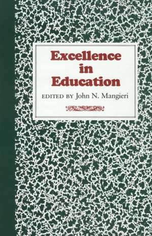 Excellence in Education de John Mangieri