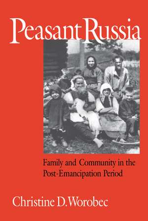 Peasant Russia: Family and Community in the Post-Emancipation Period de Christine D. Worobec