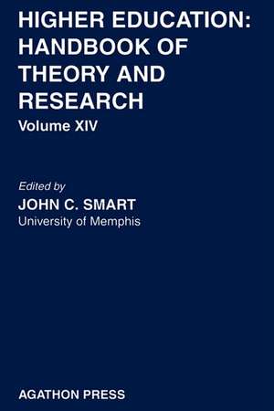 Higher Education: Handbook of Theory and Research de J.C. Smart