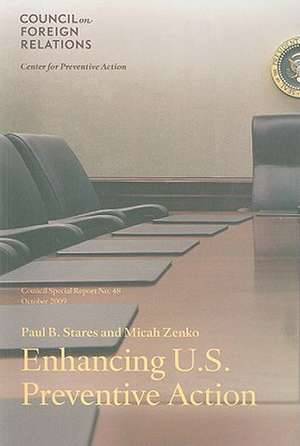 Enhancing U.S. Preventive Action de Paul B. Stares