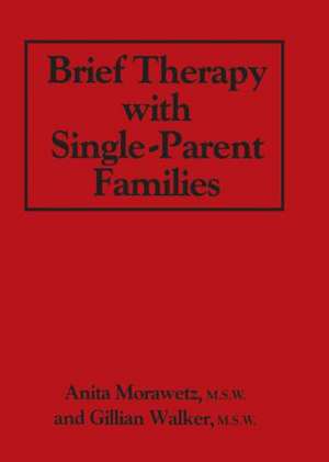 Brief Therapy With Single-Parent Families de Anita Morawetz