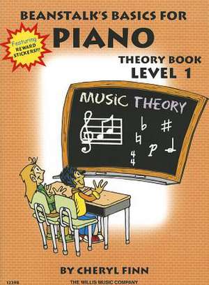 Beanstalk's Basics for Piano Theory Book - Book/Online Audio de Cheryl Finn