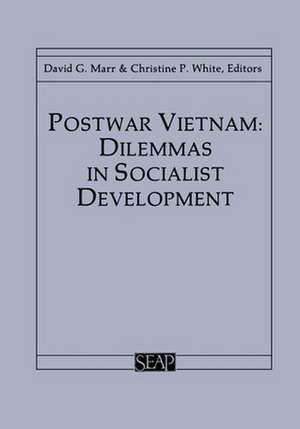 Postwar Vietnam – Dilemmas in Socialist Development de David Marr