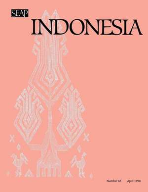 Indonesia Journal – April 1998 de Benedict R. O`g Anderson