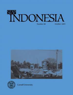 Indonesia Journal – October 2005 de Benedict R. O`g Anderson