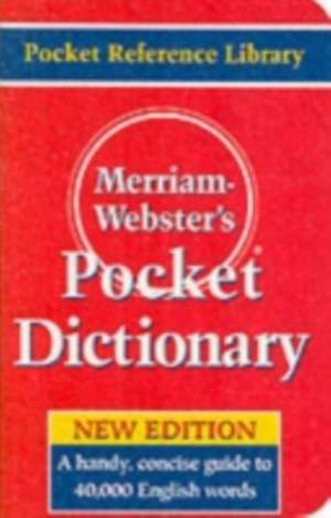 Merriam-Webster's Pocket Dictionary de Merriam-Webster