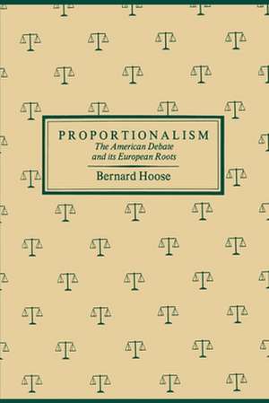 Proportionalism de Bernard Hoose