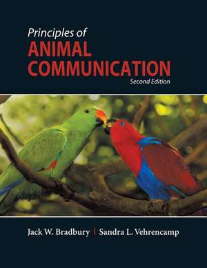 Principles of Animal Communication de Jack W. Bradbury