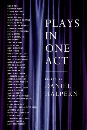 Plays in One Act de Dan Halpern