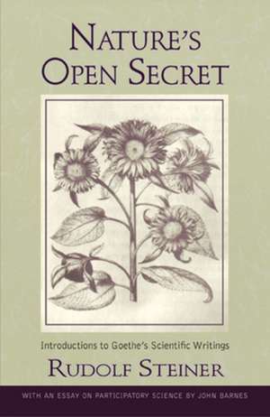 Nature's Open Secret de Rudolf Steiner