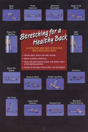 Stretching for a Healthy Back Poster de Human Kinetics