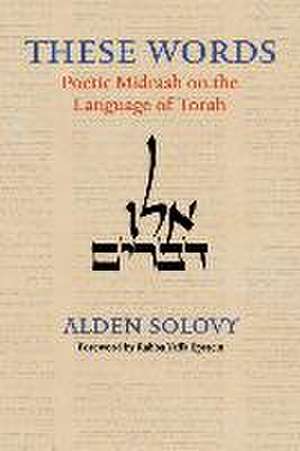 These Words: Poetic Midrash on the Language of Torah de Alden Solovy