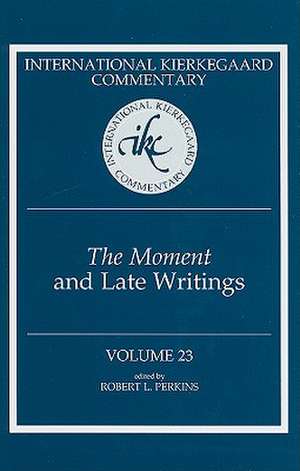 The Moment and Late Writings de Robert L. Perkins