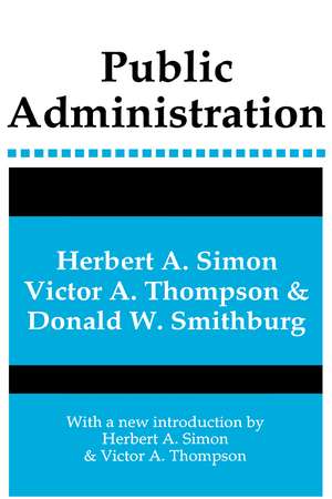 Public Administration de Herbert A. Simon