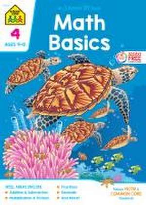 School Zone Math Basics Grade 4 Workbook de School Zone