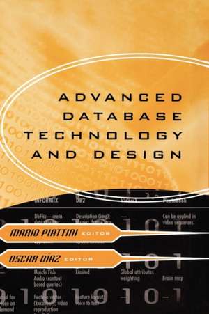 Advanced Database Technology and Design de Mario Piattini