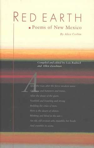 Red Earth: Poems of New Mexico de Alice Corbin