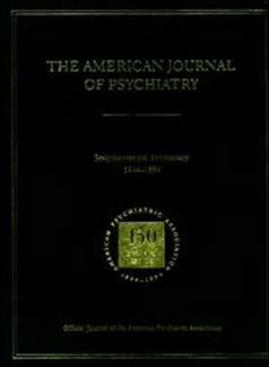 American Journal of Psychiatry 1844-1994 de American Psychiatric Association