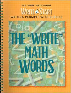 The "Write" Math Words de Laura Kay Darvill