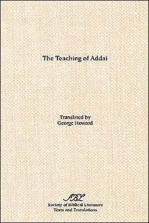 The Teaching of Addai de George Howard