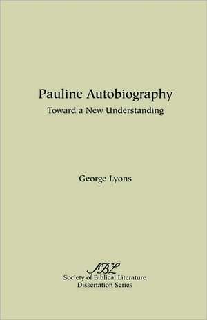 Pauline Autobiography de George Lyons