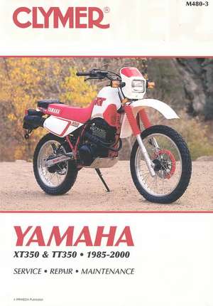 Yamaha XT350 & TT350 Motorcycle (1985–2000) Service Repair Manual de Haynes