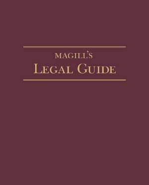 Magill's Legal Guide de Frank N. Magill