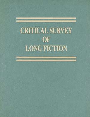 Critical Survey of Long Fiction, Volume 8 de Carl Rollyson