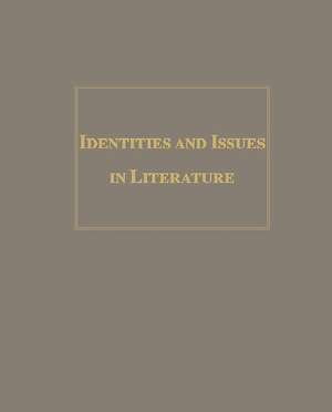 Identities and Issues in Literature-3 Vol Set de David R. Peck