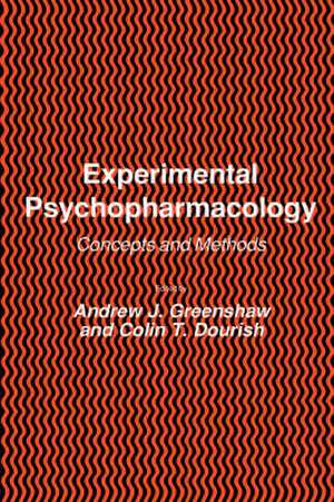 Experimental Psychopharmacology de Andrew J. Greenshaw