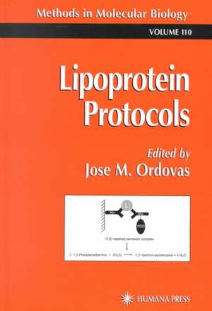 Lipoprotein Protocols de Jose M. Ordovas