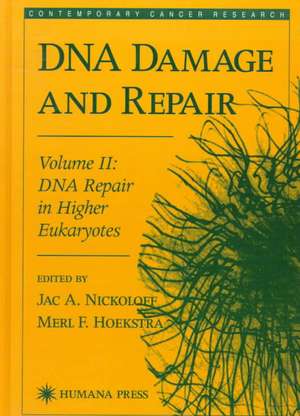 DNA Damage and Repair: Volume 2: DNA Repair in Higher Eukaryotes de Jac A. Nickoloff