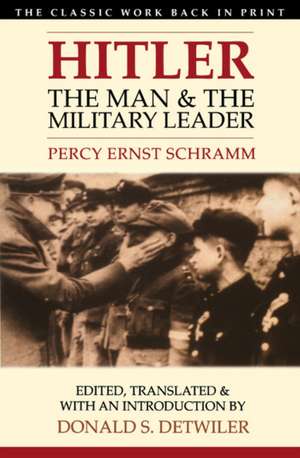 Hitler de Percy Ernst Schramm