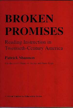 Broken Promises de Patrick Shannon