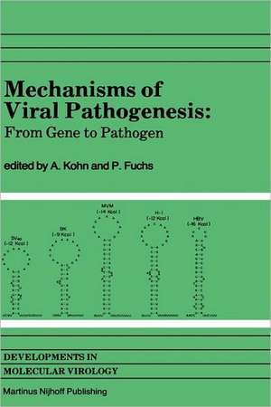 Mechanisms of Viral Pathogenesis: From Gene to Pathogen Proceedings of 28th OHOLO Conference, held at Zichron Ya’acov, Israel, March 20–23, 1983 de A. Kohn