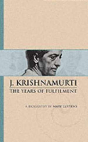 J. Krishnamurti de MARY LUTYENS