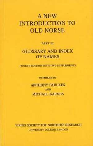 A New Introduction to Old Norse de Anthony Faulkes