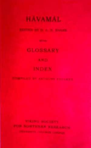 Havamal with Glossary and Index