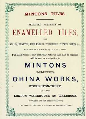 Mintons Tiles: Catalogue of an Exhibition of Victorian, Edwardian de Chris Blanchett