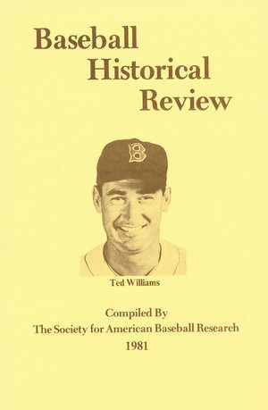 Baseball Historical Review de L. Robert Davids